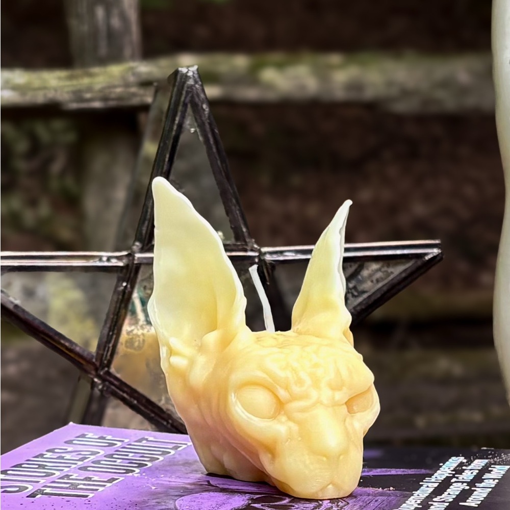 Sphinx Head Candle